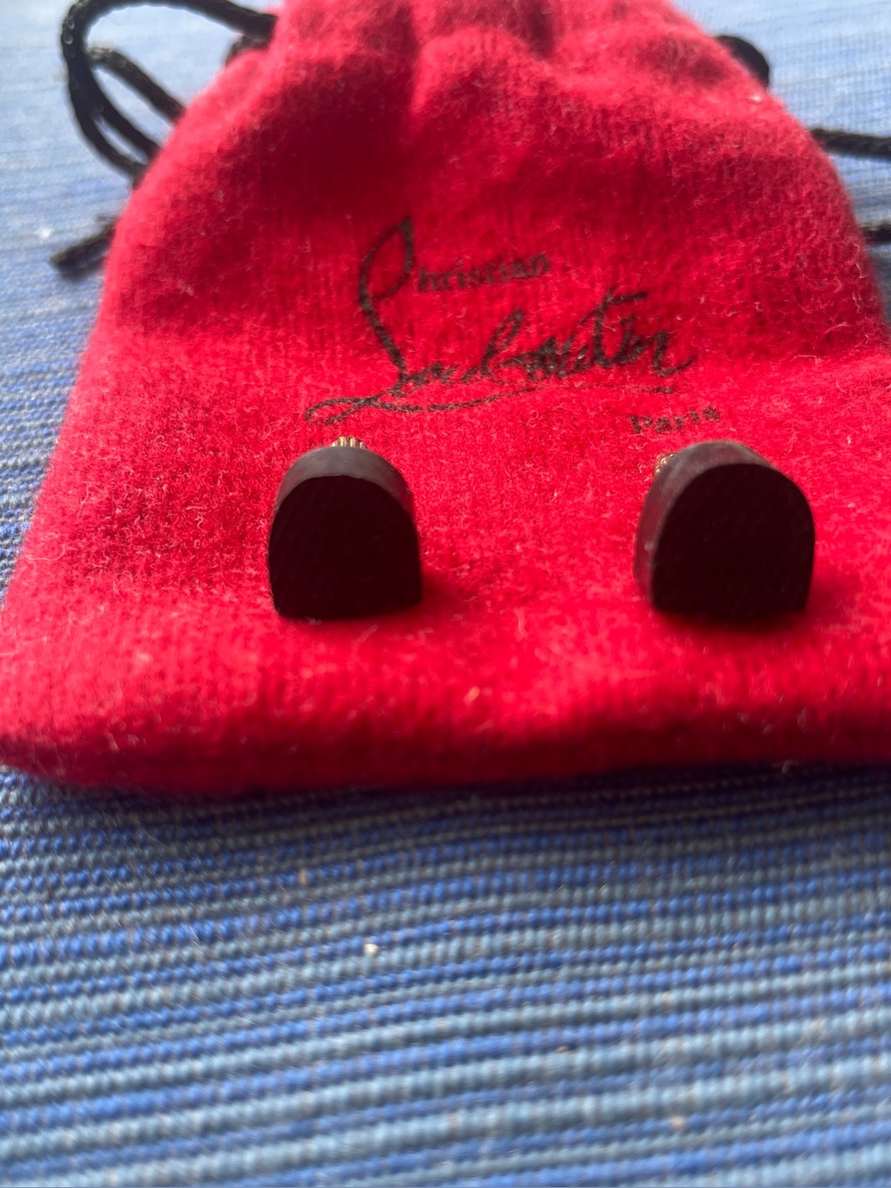 Christian Louboutin Replacement Heel Taps with Pouch